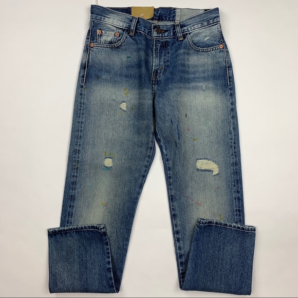 LEVI'S Vintage Clothing Distressed Marker Jeans 27